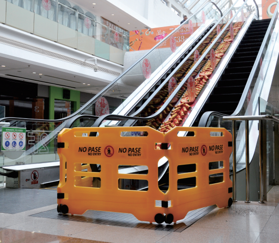 Elevator&escalator barrier